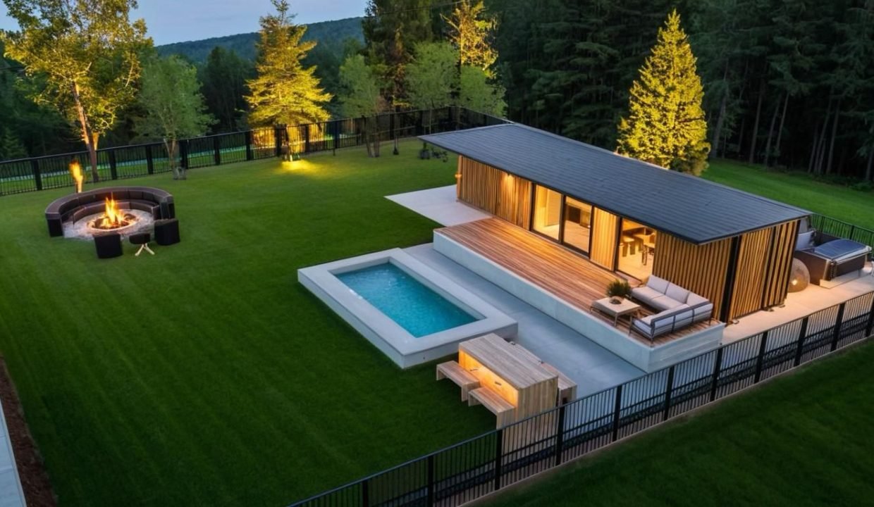 EcoVilla Laguna El Pino Frente a laguna Piscina privada (10)