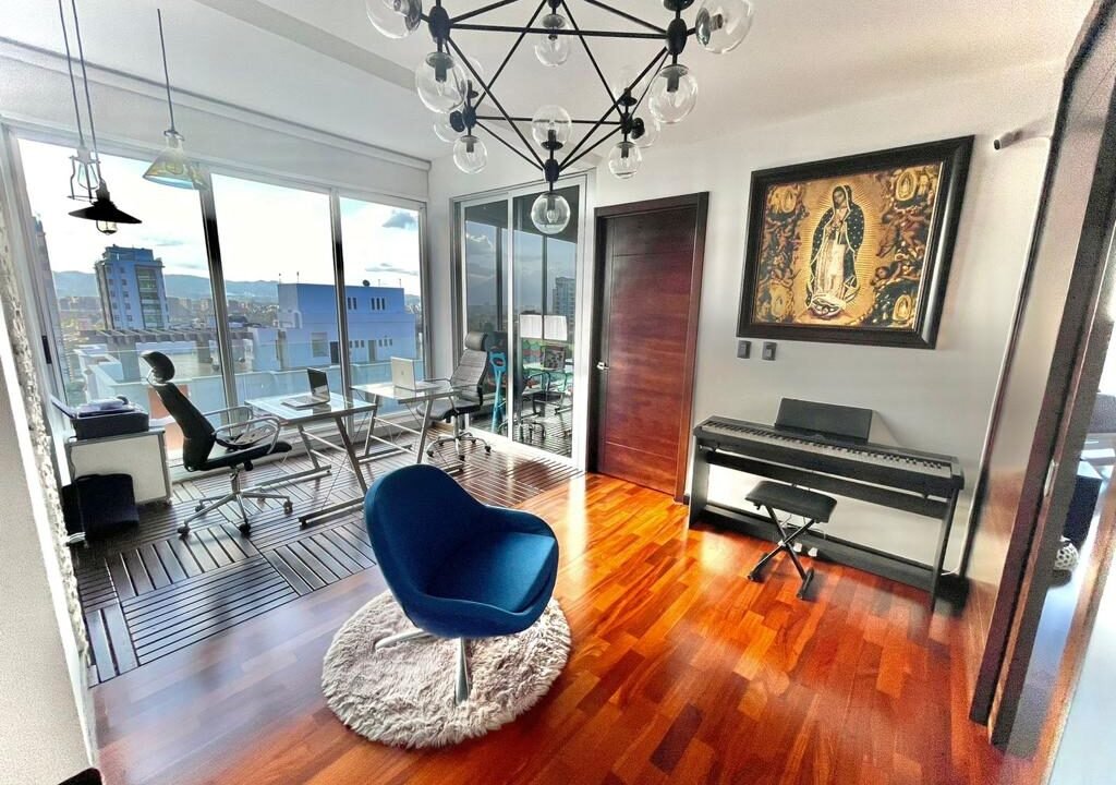 Penthouse en Midori Zona 15 3 Habitaciones con Balcón Privado Ciudad de Guatemala x (10)