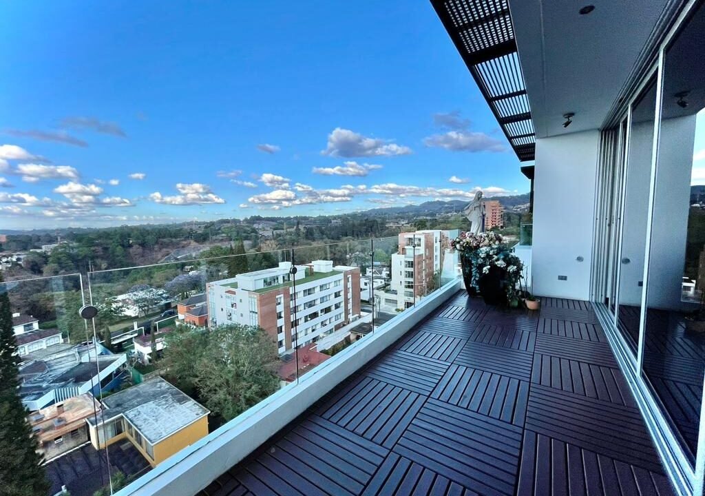 Penthouse en Midori Zona 15 3 Habitaciones con Balcón Privado Ciudad de Guatemala x (5)