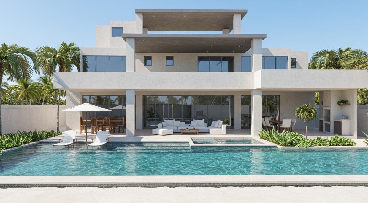 Casa en Brisas de Juan Gaviota Amplia Piscina con Jacuzzi (1)