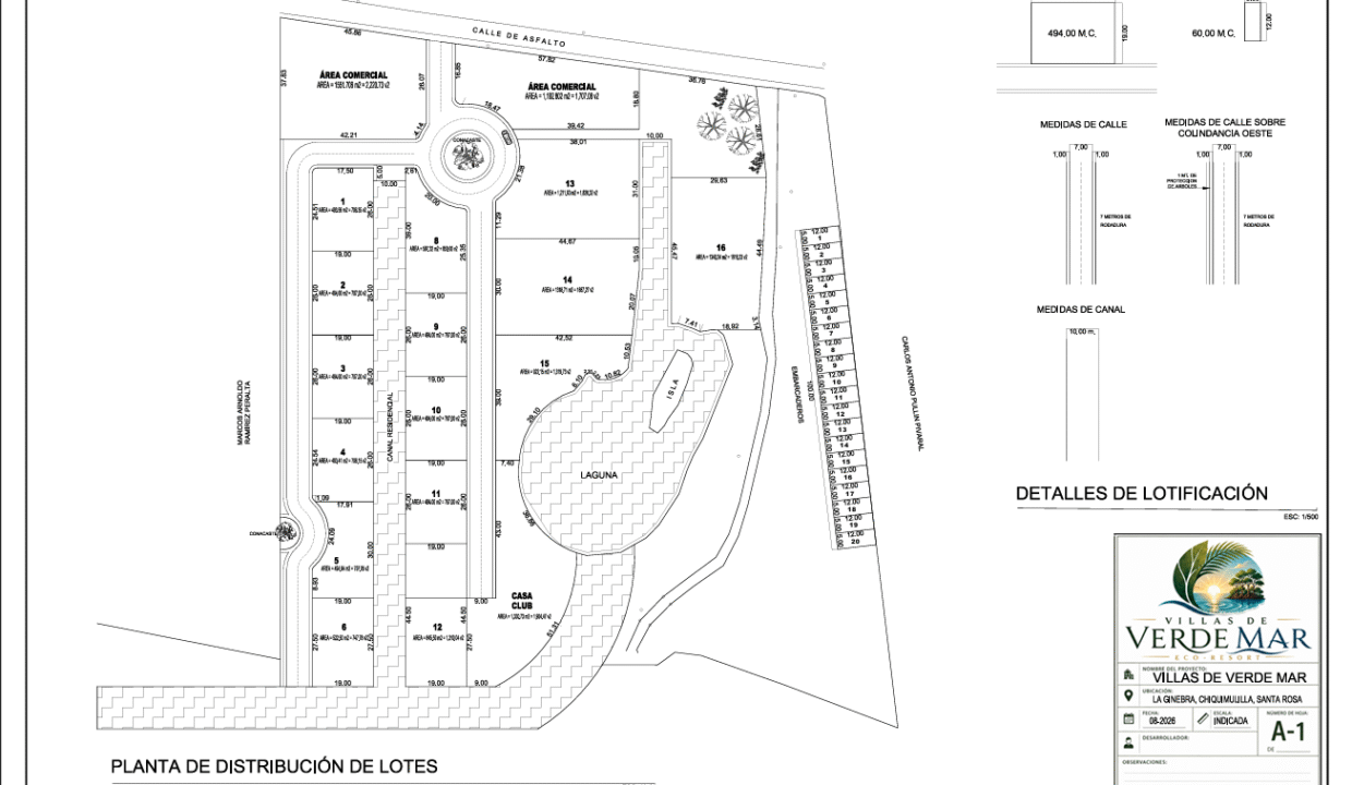 Terreno en Las Lisas Lotificación Villas de Verde Mar (1)
