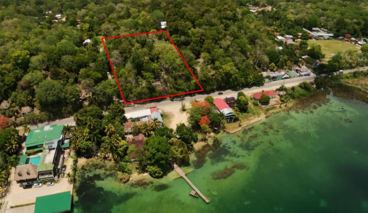 Terreno en El Remate Mejor Vista al Lago Petén Itzá Petén (1)