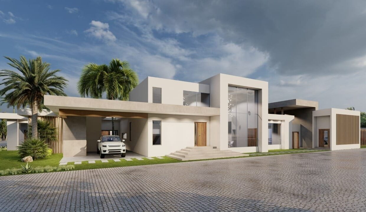 Casa en construcción en condominio privado — Monterrico, km 145.8 1