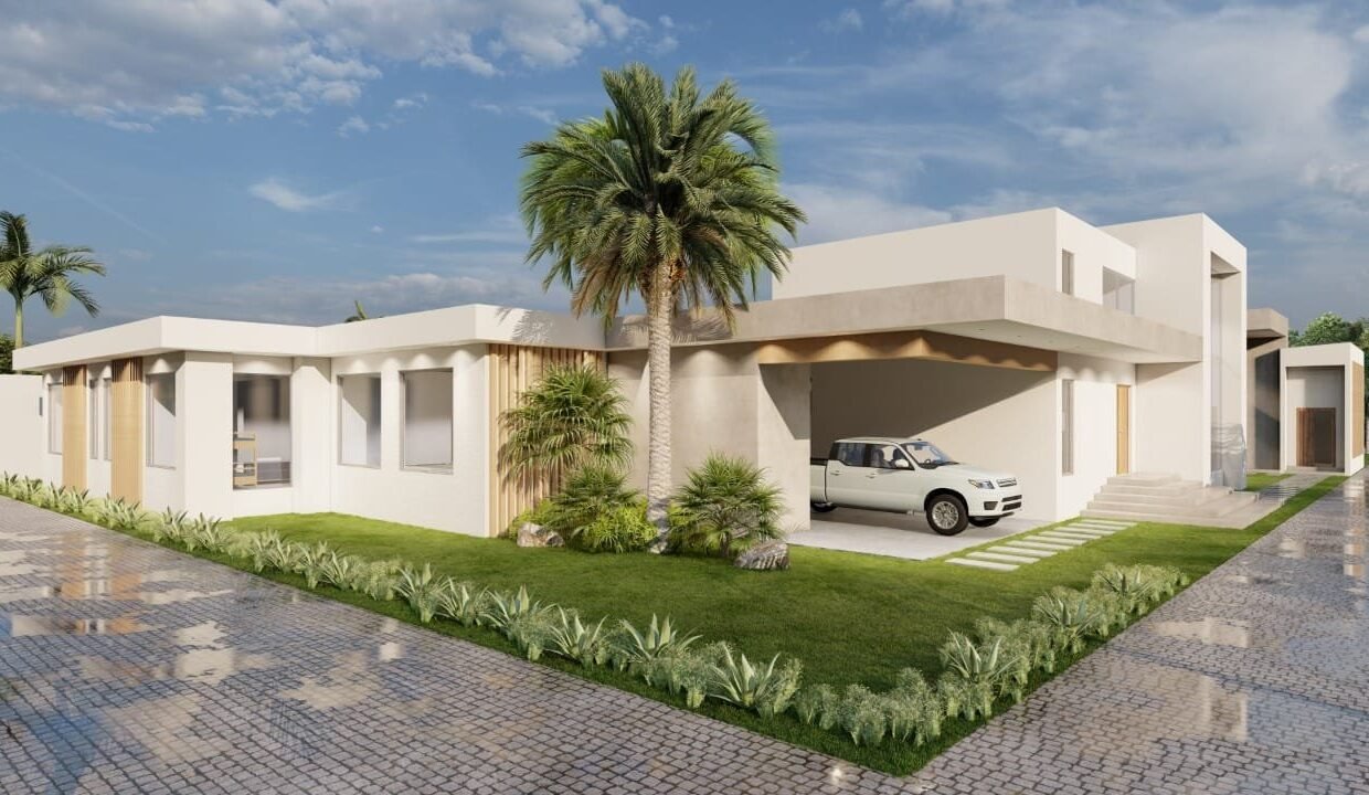 Casa en construcción en condominio privado — Monterrico, km 145.8 2