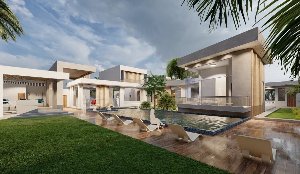 Casa en construcción en condominio privado — Monterrico, km 145.8 3